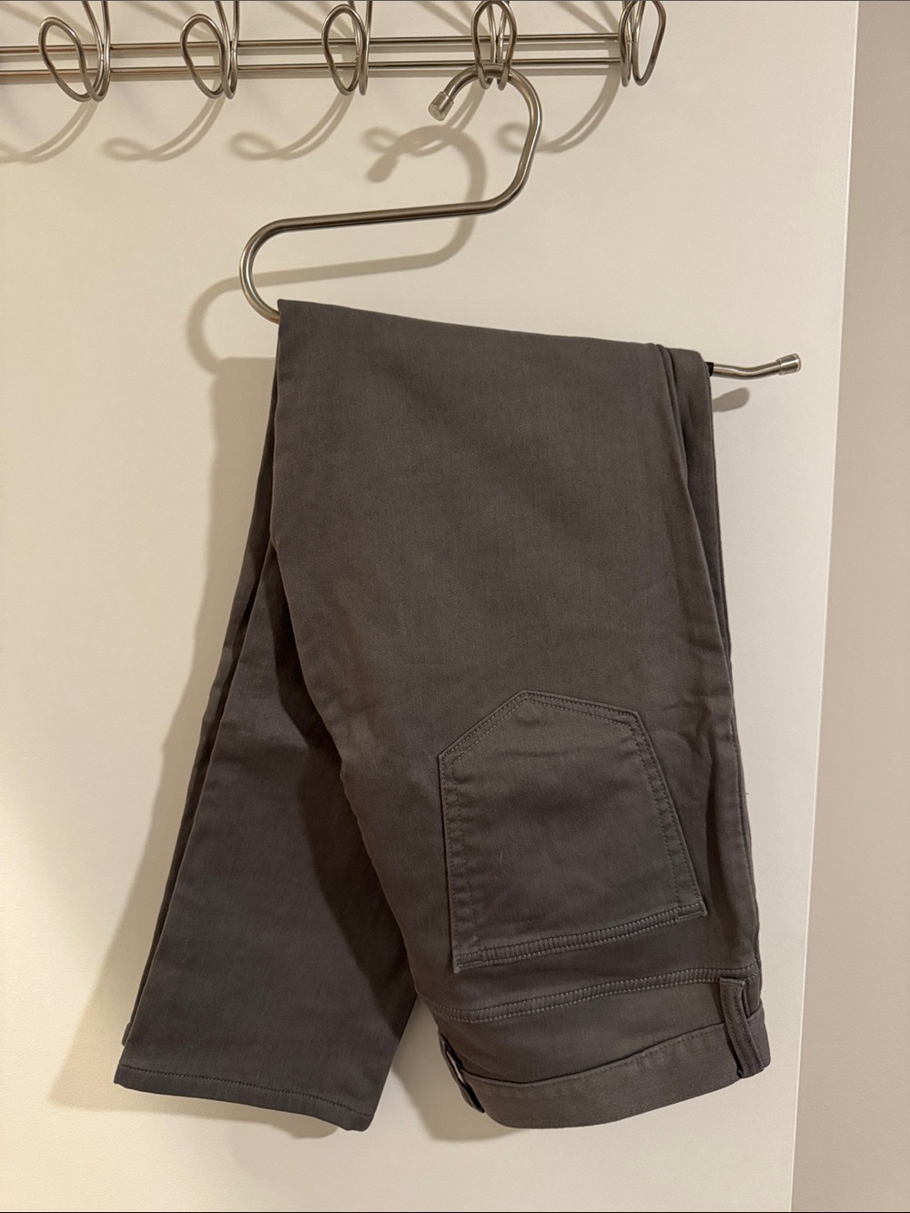 Banana Republic Men's Charcoal Gray Straight Pants